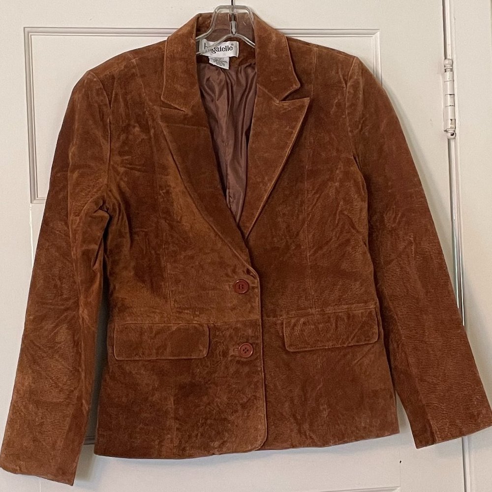 Bagatelle Women's suede blazer coat